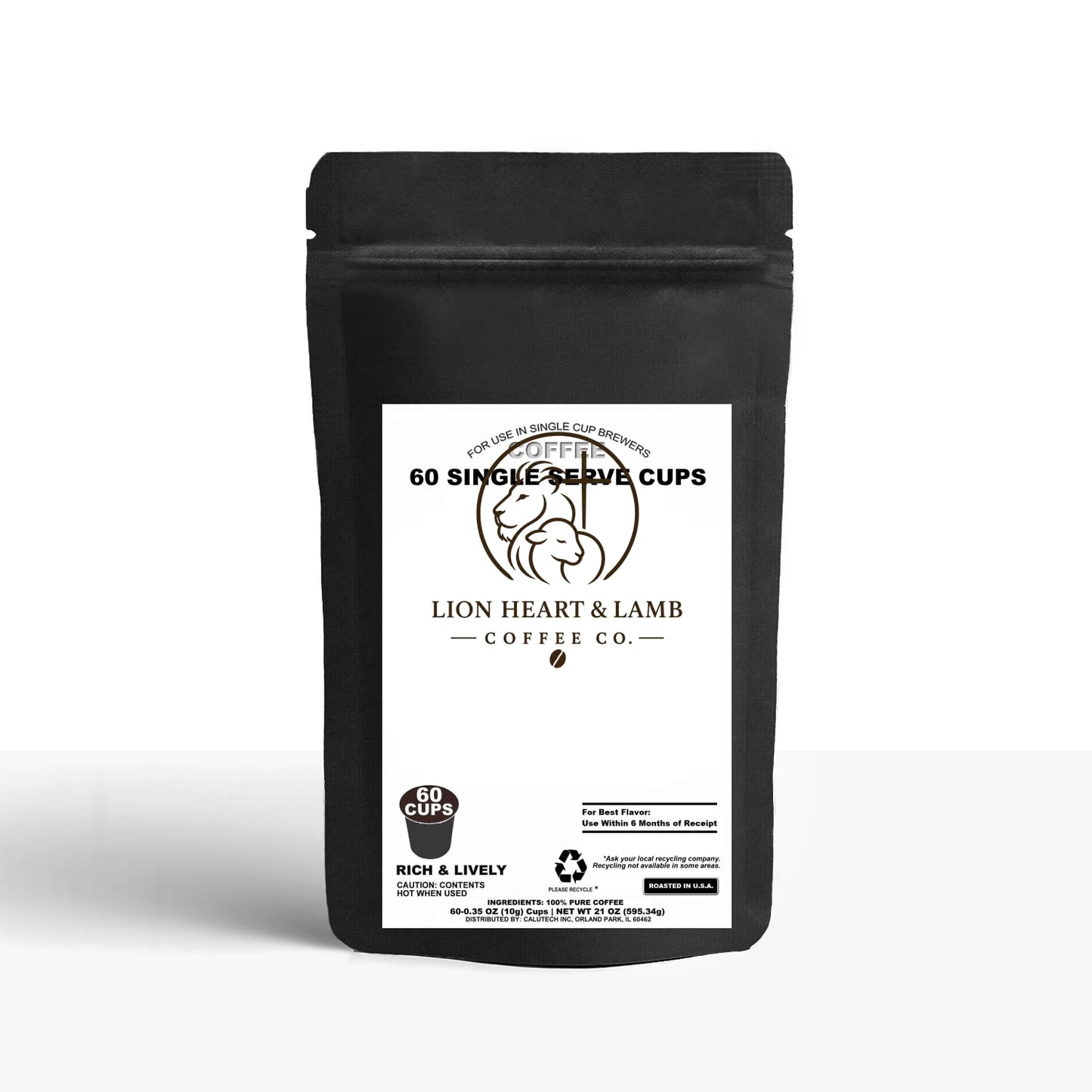 60 Pack Single Serve Coffee Capsules